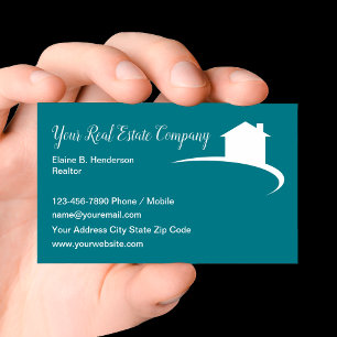 Cartes de visite immobiliers classiques