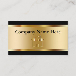 Cartes de visite immobiliers classiques