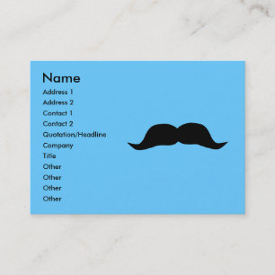 Cartes de visite instantanés de Moustache