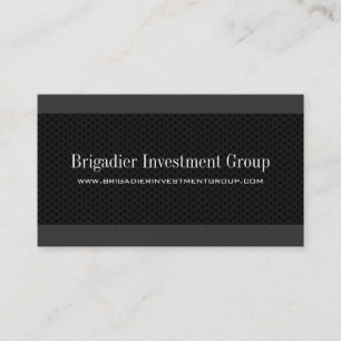 Cartes de visite investisseurs