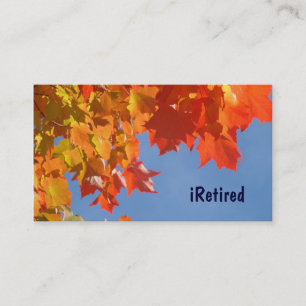 Cartes de visite iRetired Cadeaux de retraite Retr