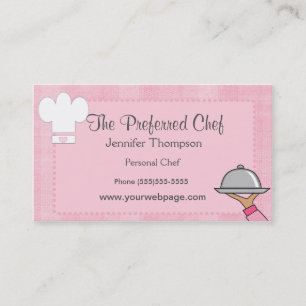 Cartes de visite Lady Chef