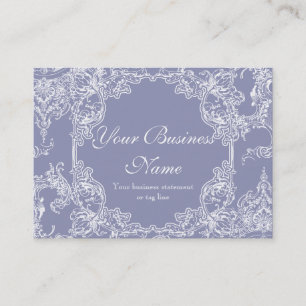 Cartes de visite - le baroque floral de remous de