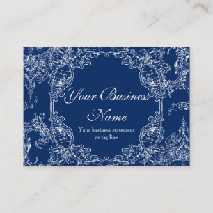 Cartes de visite - le baroque floral de remous de