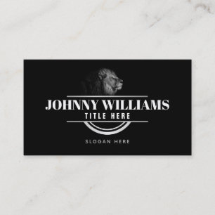 Cartes de visite Lion personnalisables