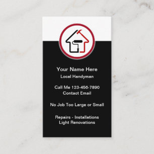Cartes de visite Logo Modern Handyman