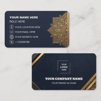 Cartes de visite Logo personnalisé Carte QR numéri