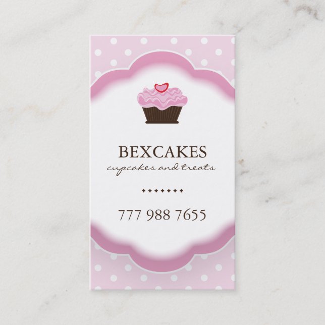 Cartes de visite lunatiques de boulangerie (Devant)