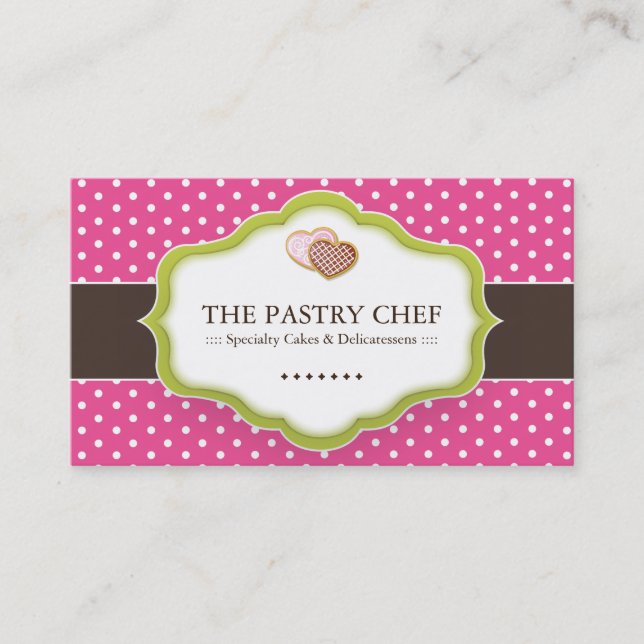 Cartes de visite lunatiques de boulangerie (Devant)