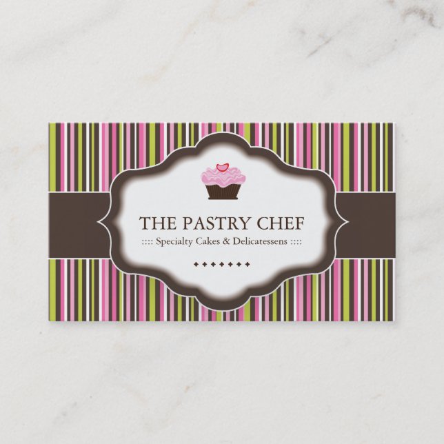 Cartes de visite lunatiques de boulangerie (Devant)