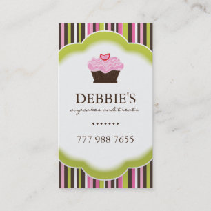 Cartes de visite lunatiques de petit gâteau