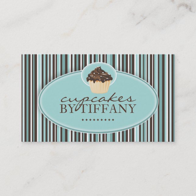 Cartes de visite lunatiques de petit gâteau (Devant)