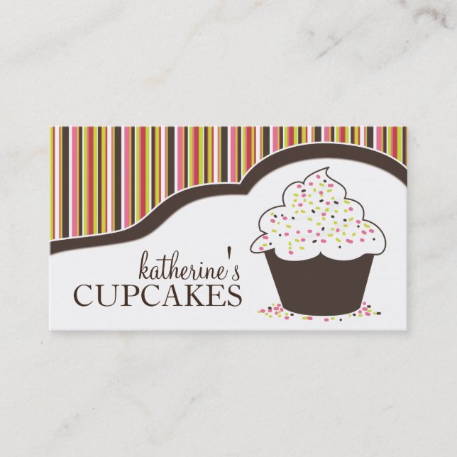 Cartes de visite lunatiques de petit gâteau de la (Devant)