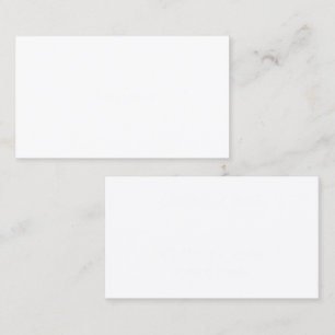 Cartes de Visite Luxueuses Design Élégant pour le 
