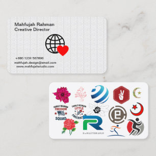 Cartes de Visite Luxueuses   Minimalistes   Fabric