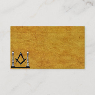 Cartes de visite maçonniques