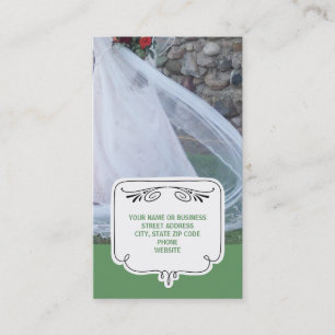 Cartes de visite mariages {Green}