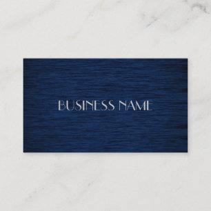 Cartes de visite matériels en bois bleu-foncé