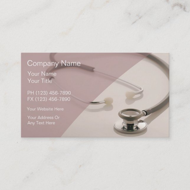 Cartes de visite Médicale (Devant)