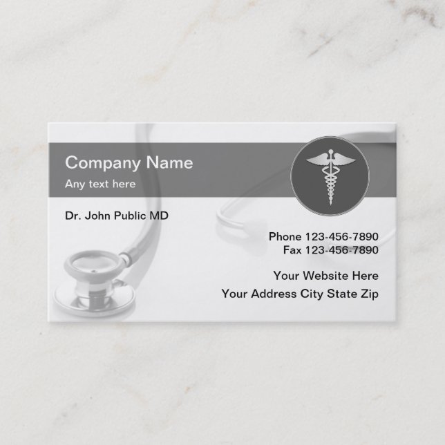 Cartes de visite Médicale (Devant)