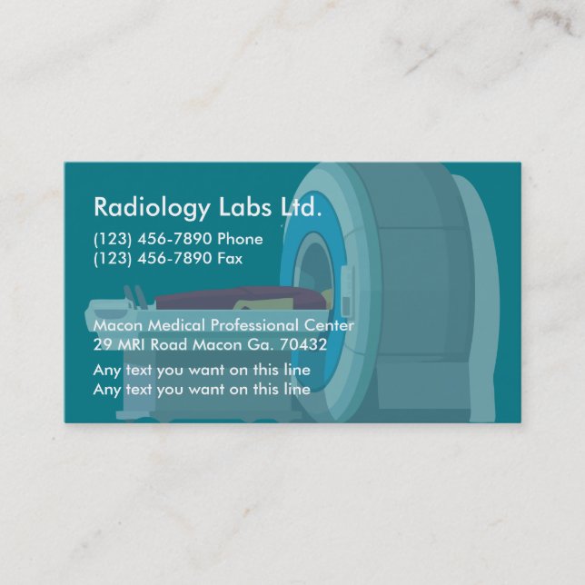 Cartes de visite Médicale de clinique de (Devant)