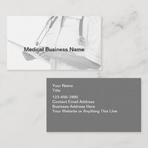 Cartes de visite Médicale Modèle en ligne