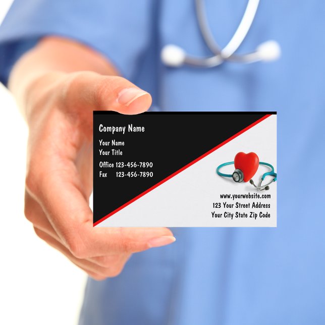 Cartes de visite Médicales (Créateur téléchargé)