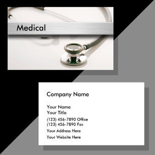 Cartes de visite Médicales