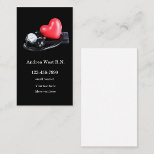 Cartes de visite Médicales des infirmières autor