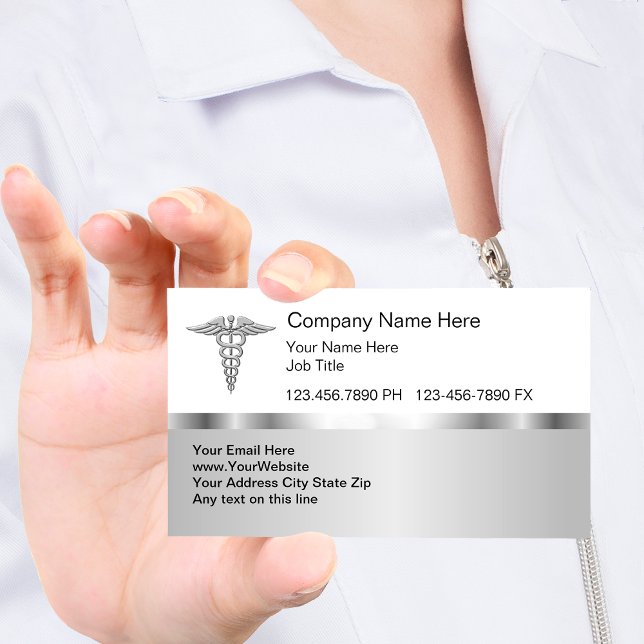 Cartes de visite Médicales et chics (Créateur téléchargé)