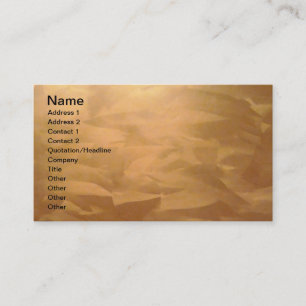 Cartes de visite métalliques cuivre