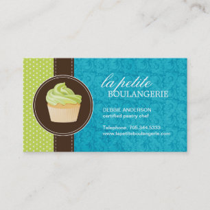 Cartes de visite mignons de petit gâteau