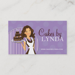 Cartes de visite mignons et doux de boulangerie