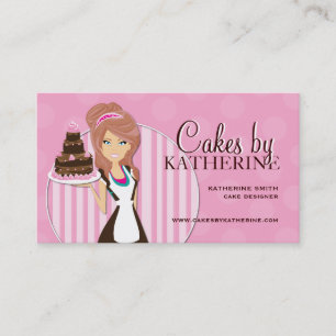 Cartes de visite mignons et doux de boulangerie