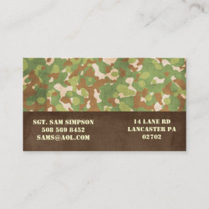 cartes de visite militaires