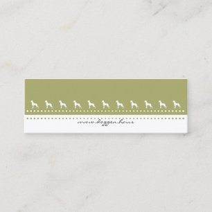 Cartes de visite miniatures Silhouettes de Grand D