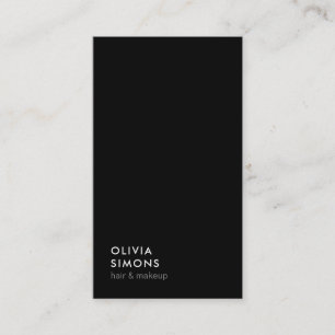 Cartes de visite minimalistes