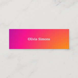 Cartes de visite minimalistes