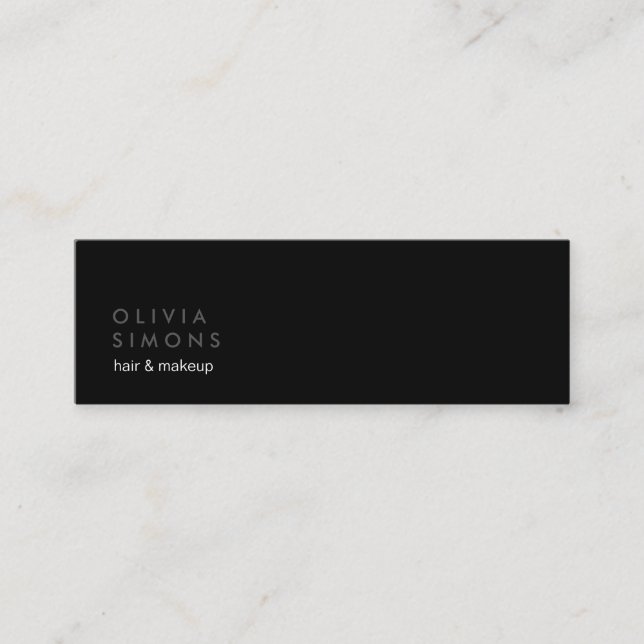 Cartes de visite minimalistes (Devant)