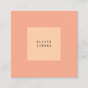 Cartes de visite minimalistes