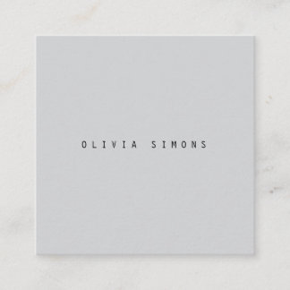 Cartes de visite minimalistes