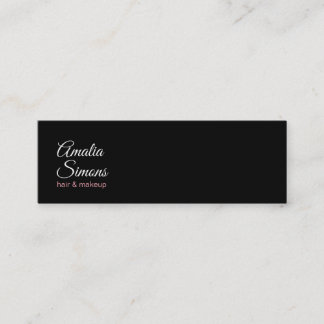 Cartes de visite minimalistes blanches