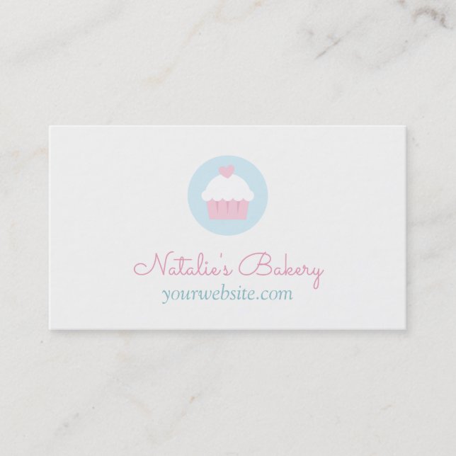 Cartes de visite minuscules de boulangerie de (Devant)