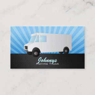 Cartes de visite mobiles de camion