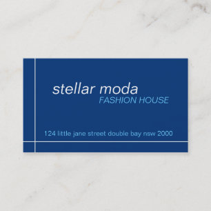 cartes de visite > moda stellaire [marine+bleu]