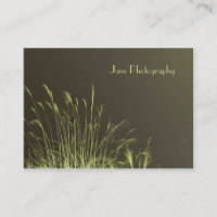 Cartes de visite modèle, herbe