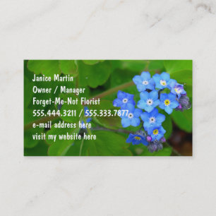 Cartes de visite Modèles personnalisés oubliés