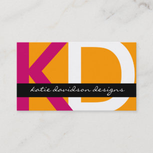 Cartes de visite modernes