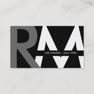 Cartes de visite modernes