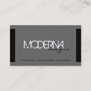 Cartes de visite modernes